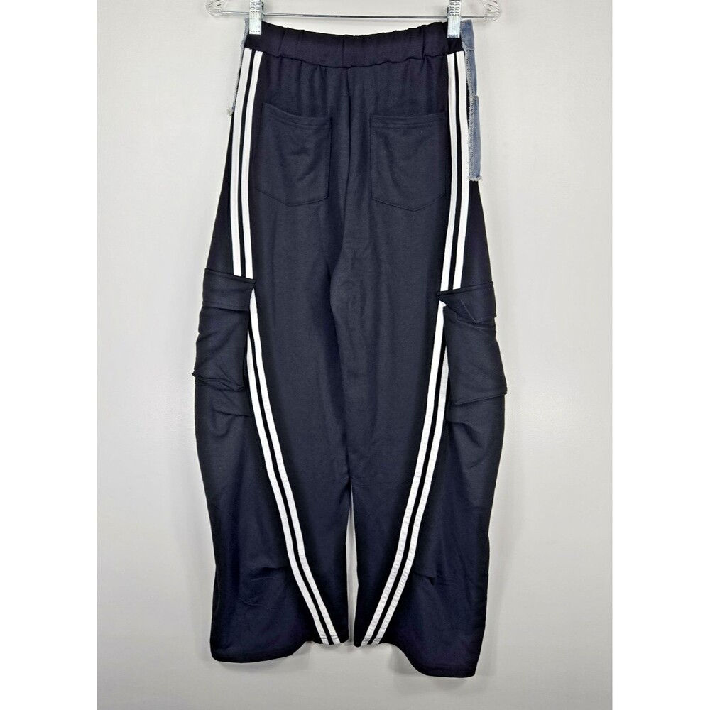 Micas Women's Size Small Denim Patchwork Pocket Trousers Streetwear Club NWT - Picture 6 of 10